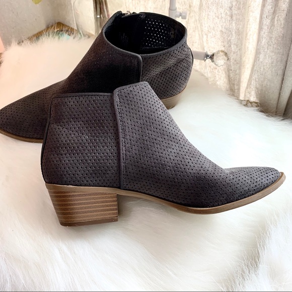 SAM EDELMAN CIRCUS BROWN ZIPPERED BOOTIES SIZE 8.5 - Picture 7 of 16